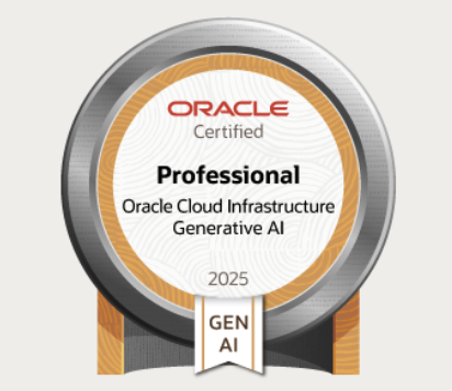 OCI Generative AI Professional Certificate
